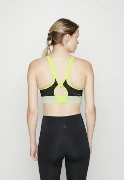 Nike Performance ALPHA BRA - High Support Sports Bra - Olive Aura/atomic Green -Nike Performance store b21d632ec63d41d384dd5ad5747bddb7