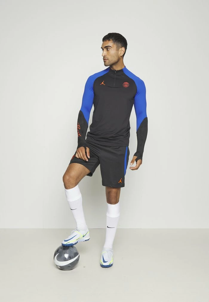 Nike Performance PARIS ST GERMAIN STRIKESHORT AWAY - Sports Shorts - Black/game Royal/bright Crimson 3 Nike Performance PARIS ST GERMAIN STRIKESHORT AWAY - Sports Shorts - Black/game Royal/bright Crimson - Image 3