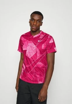 Nike Performance DRY VICTORY - Print T-shirt - Pomegranate/white