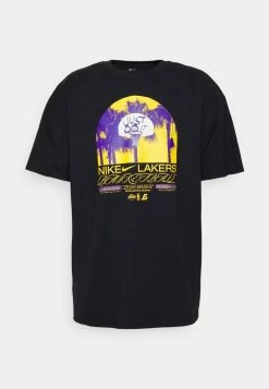 Nike Performance NBA LOS ANGELES LAKERS 90S TEE - Print T-shirt - Black -Nike Performance store b39c7125c8f74f99ae370375d73f2692