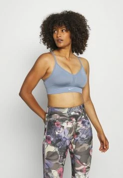 Nike Performance INDY SEAMLESS BRA - Light Support Sports Bra - Ashen Slate