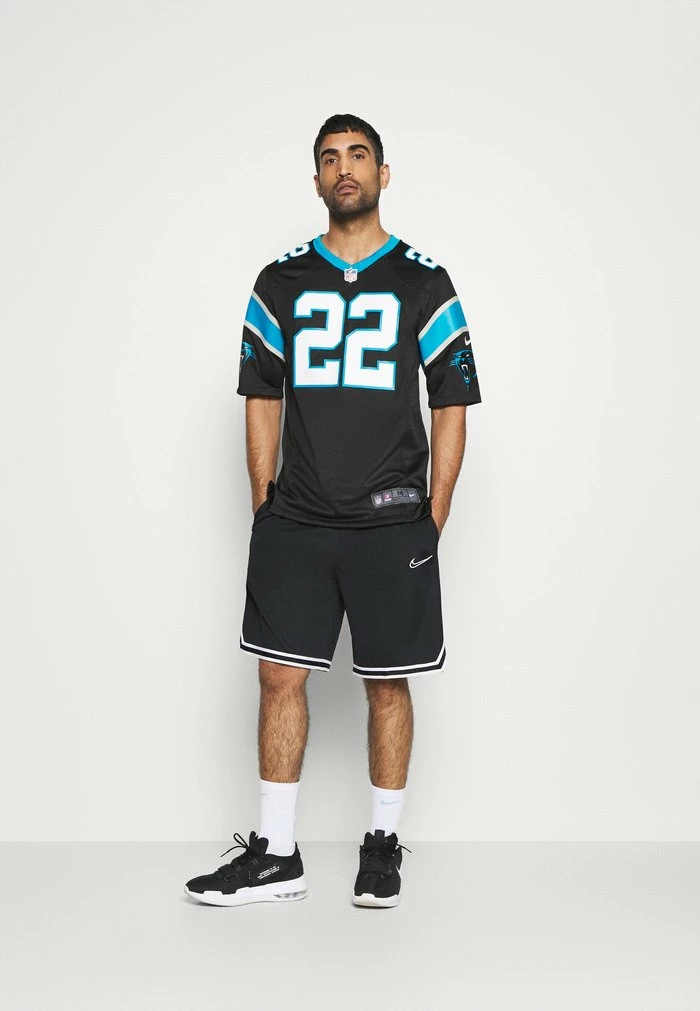 Nike Performance NFL CAROLINA PANTHERS GAME TEAM COLOUR - Print T-shirt - Black 2 Nike Performance NFL CAROLINA PANTHERS GAME TEAM COLOUR - Print T-shirt - Black - Image 2