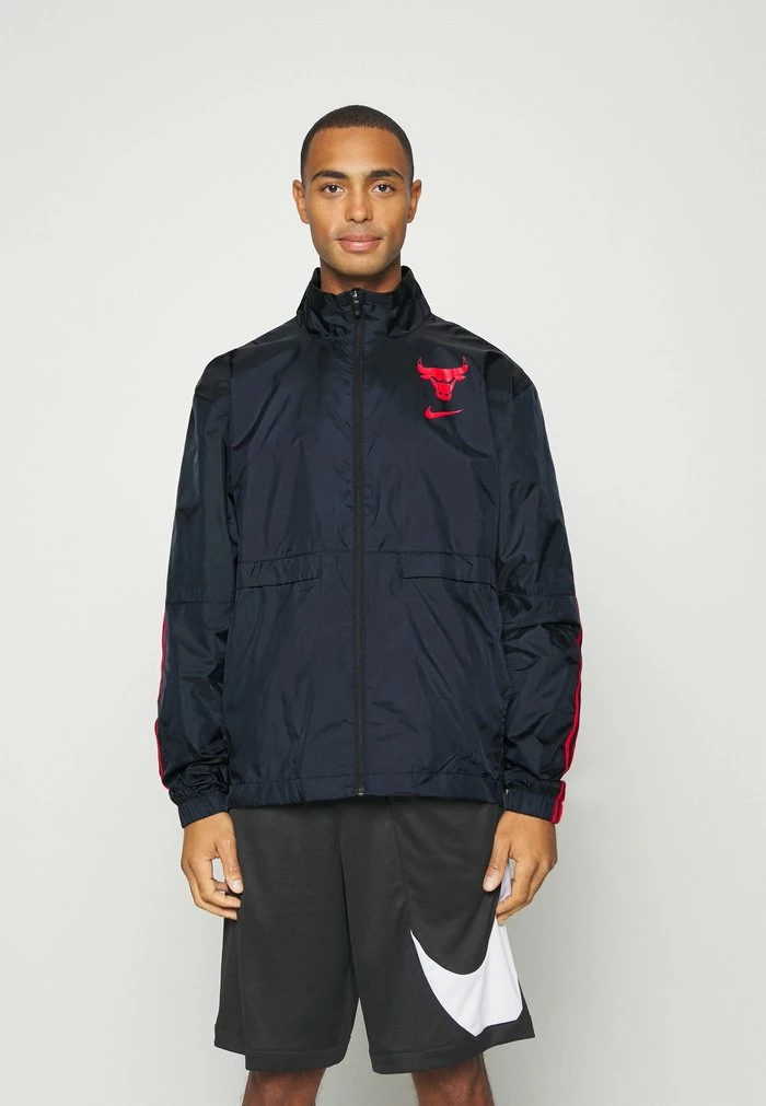 Nike Performance NBA CHICAGO BULLS TRACK JACKET - Training Jacket - Black/university Red 1 Nike Performance NBA CHICAGO BULLS TRACK JACKET - Training Jacket - Black/university Red