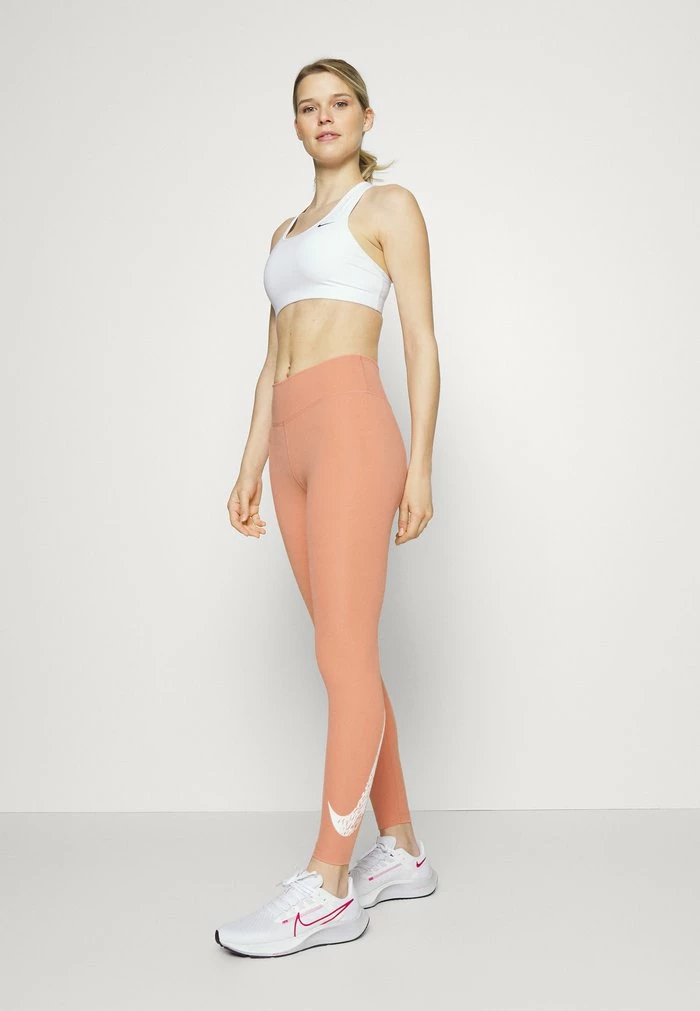 Nike Performance RUN - Leggings - Light Madder Root/silver/white 4 Nike Performance RUN - Leggings - Light Madder Root/silver/white - Image 4