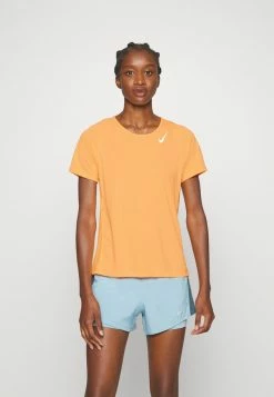 Nike Performance RACE - Sports T-shirt - Peach Cream/silver