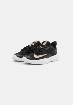 Alternative view of Nike Performance COURT VAPOR LITE CLAY - Clay Court Tennis Shoes - Black/white/metallic Red Bronze
