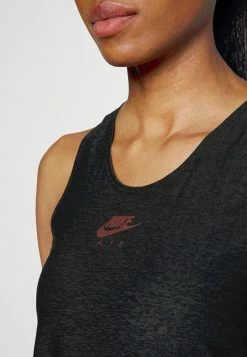 Nike Performance AIR TANK - Top - Black/dark Smoke Grey -Nike Performance store b78e0e4e062d4ae7ae30113a5e303001