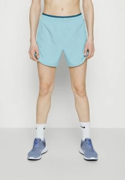 Nike Performance TEMPO LUXE - Sports Shorts - Worn Blue/ash Green/silver