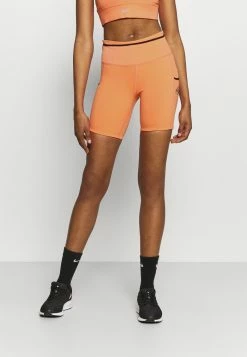 Nike Performance W NK EPIC LUXE SHORT TRAIL - Leggings - Magic Ember/black/reflective Silver