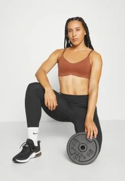 Nike Performance ALATE MINIMALIST BRA - Light Support Sports Bra - Red Bark/cacaowow -Nike Performance store b918ad484f854adfae78b88e2344bc8b