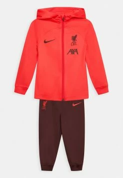 Nike Performance LIVERPOOL FC HODDED TRACKSUIT UNISEX SET - Tracksuit - Siren Red/burgundy Crush/burgundy Crush