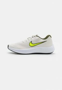 Nike Performance STAR RUNNER 3 GS UNISEX - Neutral Running Shoes - Phantom/volt/rough Green/white