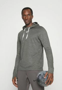 Nike Performance ACADEMY HOODIE - Long Sleeved Top - Cargo Khaki/summit White -Nike Performance store b947439a82bd472bb4b86baaa2967927