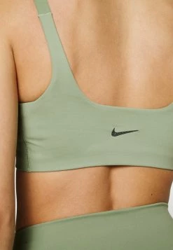 Nike Performance INDY BRA - Light Support Sports Bra - Oil Green/key Lime/iron Grey -Nike Performance store b9ac327693584bac8d0bd5752ae1c292