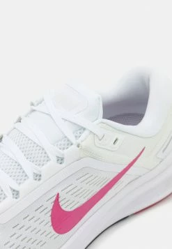 Nike Performance W AIR ZOOM STRUCTURE - Neutral Running Shoes - White/pink Prime/mystic Hibiscus -Nike Performance store ba2857bb2a0640ab91aef231bf5f19a6