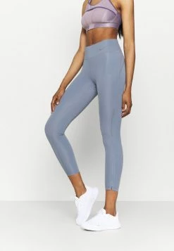 Nike Performance FASTER 7/8 - Leggings - Ashen Slate/gunsmoke