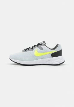Nike Performance REVOLUTION 6 - Neutral Running Shoes - Pure Platinum/volt/white/black/iron Grey/particle Grey