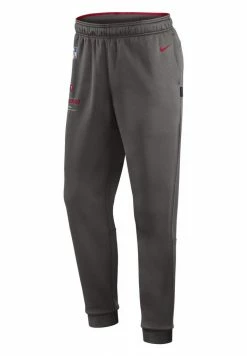 Nike Performance Trousers - Deep Pewter-gym Red