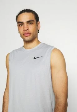 Nike Performance DRY TANK - Top - Particle Grey/grey Fog/heather/black -Nike Performance store bb2cfa2eb85f4f199da2d058fec3dcfc