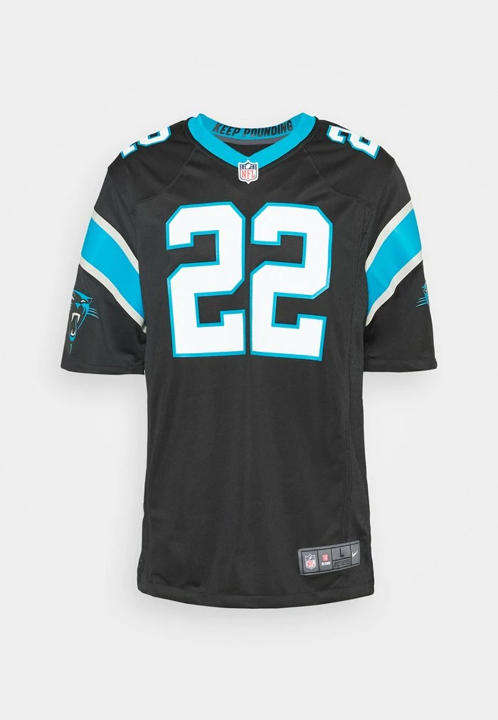 Nike Performance NFL CAROLINA PANTHERS GAME TEAM COLOUR - Print T-shirt - Black 6 Nike Performance NFL CAROLINA PANTHERS GAME TEAM COLOUR - Print T-shirt - Black - Image 6