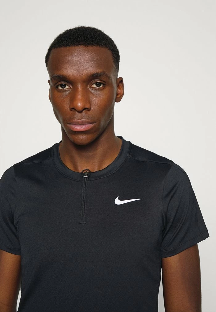 Nike Performance ADVANTAGE - Sports T-shirt - Black/white 4 Nike Performance ADVANTAGE - Sports T-shirt - Black/white - Image 4