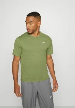 Nike Performance MILER - Sports T-shirt - Alligator/silver