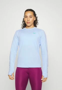 Nike Performance RUN PACER - Long Sleeved Top - Royal Tint/neptune Green