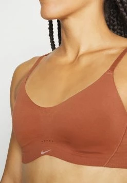 Nike Performance ALATE MINIMALIST BRA - Light Support Sports Bra - Red Bark/cacaowow -Nike Performance store bc6e9ab5df0a4b30977a24064a0545f1