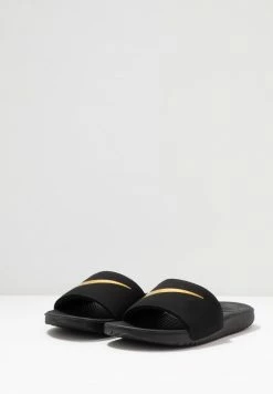 Nike Performance KAWA SLIDE UNISEX - Pool Slides - Black/metallic Gold -Nike Performance store bcdd0383baee49c8ac7ac86becc50d96