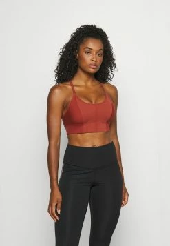 Nike Performance INDY BRA - Light Support Sports Bra - Redstone/dark Pony
