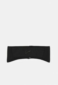 Nike Performance WOMENS RUNNING HEADBAND - Ear Warmers - Black/black/silver