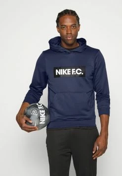Nike Performance FC LIBERO HOODIE - Hoodie - Thunder Blue/white/black -Nike Performance store bdb54589949341f98a9ef9751b3679d6