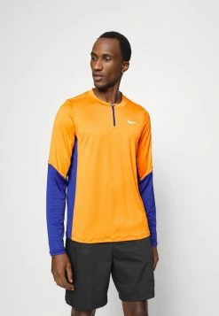Nike Performance ADVANTAGE - Long Sleeved Top - Light Curry/deep Royal Blue/white