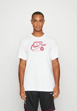 Nike Performance NBA CHICAGO BULLS NIKE LOGO TEE - Club Wear - White