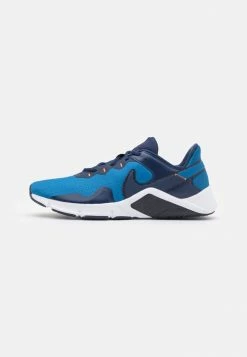 Nike Performance LEGEND ESSENTIAL 2 - Training Shoe - Dark Marina Blue/midnight Navy/obsidian/hot Curry