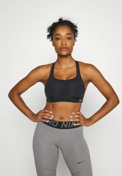 Nike Performance ALPHA BRA - High Support Sports Bra - Black/white