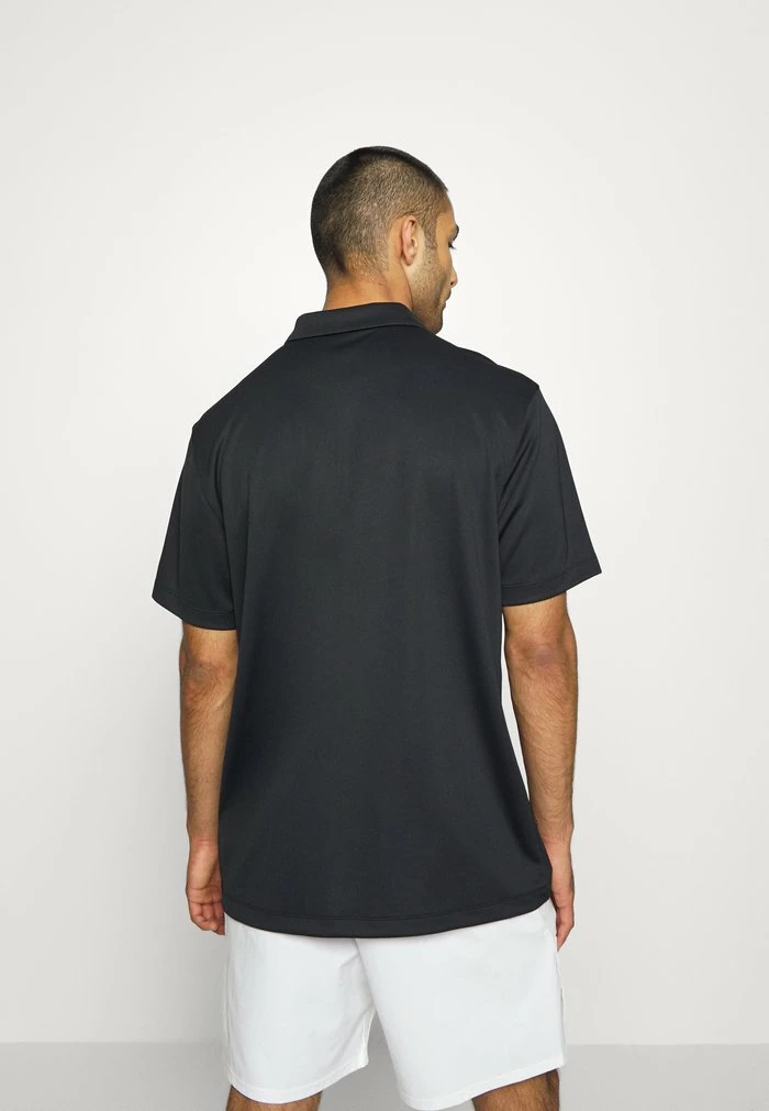 Nike Performance SOLID - Polo Shirt - Black/white 3 Nike Performance SOLID - Polo Shirt - Black/white - Image 3