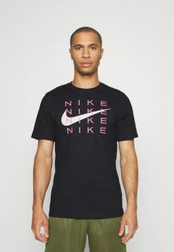 Nike Performance TEE - Sports T-shirt - Black/smoke Grey