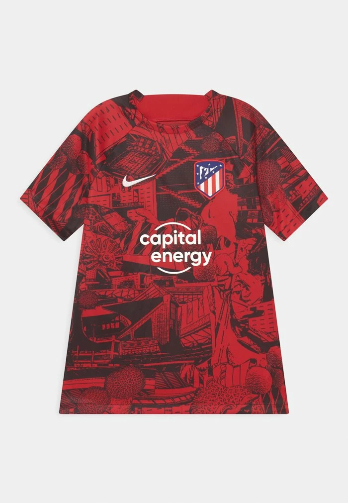 Nike Performance ATLETICO MADRID PREMATCH UNISEX - Club Wear - Sport Red/white 1 Nike Performance ATLETICO MADRID PREMATCH UNISEX - Club Wear - Sport Red/white