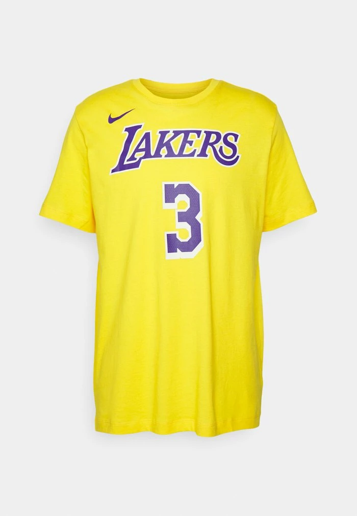 Nike Performance NBA LOS ANGELES LAKERS NAME AND NUMBER TEE - Club Wear - Amarillo/davis Anthony 5 Nike Performance NBA LOS ANGELES LAKERS NAME AND NUMBER TEE - Club Wear - Amarillo/davis Anthony - Image 5