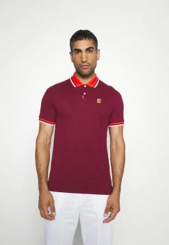 Nike Performance HERITGE SLIM - Polo Shirt - Dark Beetroot