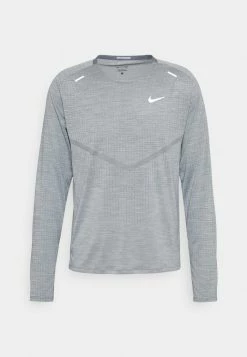 Nike Performance TECHKNIT ULTRA - Long Sleeved Top - Smoke Grey/light Smoke Grey/heather/silver