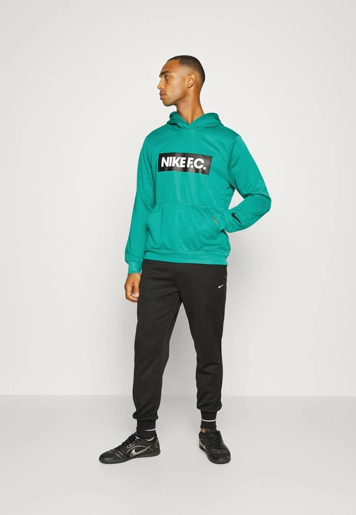 Nike Performance FC LIBERO HOODIE - Hoodie - Neptune Green/white/black 2 Nike Performance FC LIBERO HOODIE - Hoodie - Neptune Green/white/black - Image 2