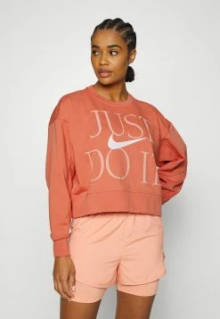 Nike Performance GET FIT - Sweatshirt - Madder Root/white