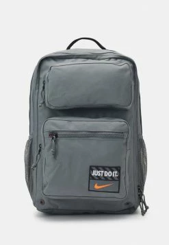 Nike Performance UTILITY SPEED - Rucksack - Smoke Grey/black/total Orange