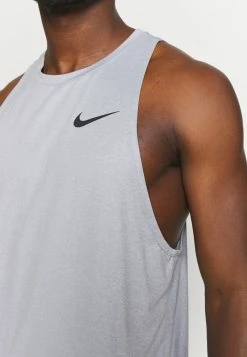Nike Performance TANK DRY - Top - Particle Grey/grey Fog -Nike Performance store c237c058bd5a408e8e75efb33d674360