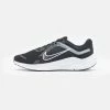 Nike Performance QUEST 5 - Neutral Running Shoes - Black/white/smoke Grey/dark Smoke Grey
