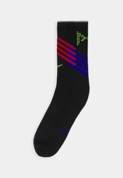 Nike Performance EVERYDAY MAX METCON CUSH CREW UNISEX - Sports Socks - Black/racer Blue/habanero Red