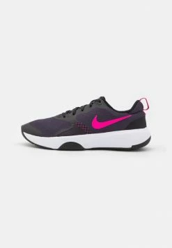 Nike Performance CITY - Training Shoe - Black/hyper Pink/cave Purple/lilac/white