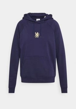 Nike Performance CHELSEA LONDON HOODIE - Sweatshirt - Blackened Blue/jersey Gold